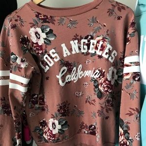 Floral  pullover